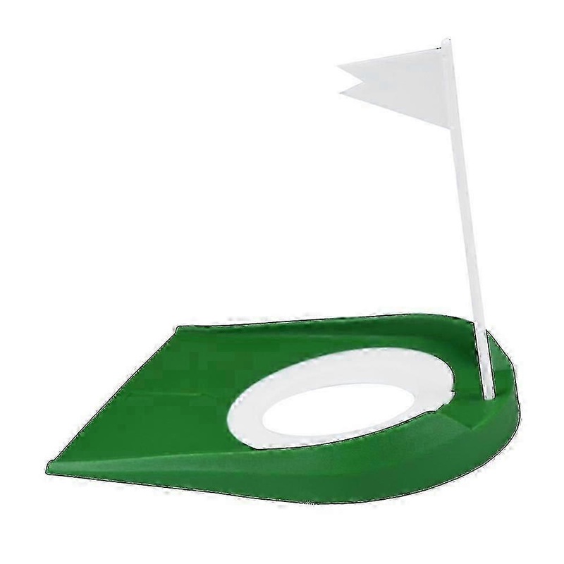 Golf Practice Putting Cup, Golf Putting Cup Practice Aids, Plastic Golf Putting Hole Cup, Adjustable With Hole And Flag Golf Putting(1pc, Green -z