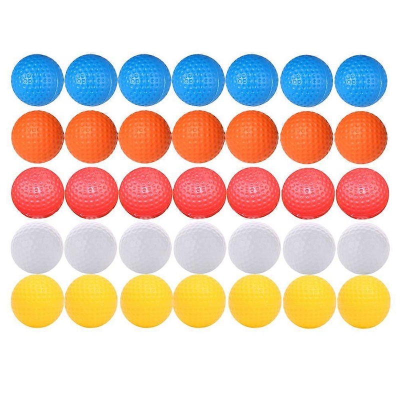 35pcs Indoor Golfing Ball Practice Balls Light Ball Sports Training Aids