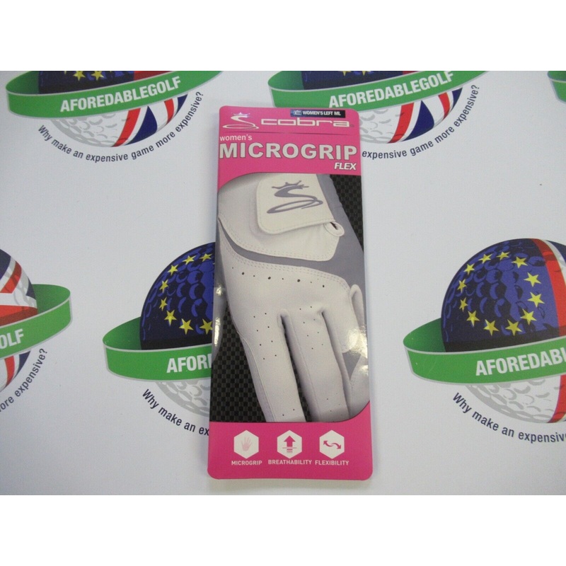 Cobra Microgrip Flex Ladies Left Hand Golf Glove Size Large