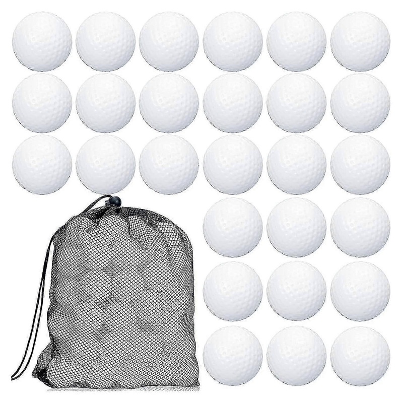 100 Pcs Golf Practice Ball Hollow Golf Ball Golf Balls With Mesh Drawstring Storage Bags For – JA