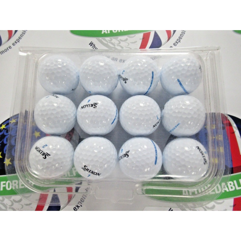 12 Srixon Ad333 Golf Balls Pearl/Pearl 1 Grade