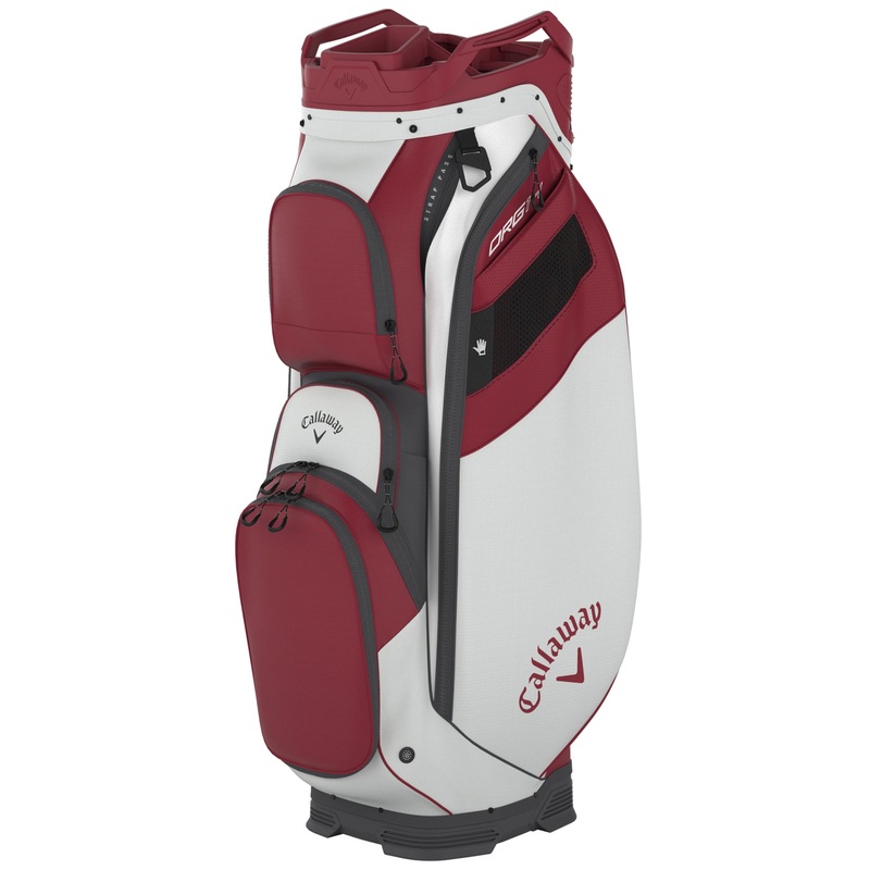 Callaway Org 14 ’25 Cart Bag – White/Cardinal