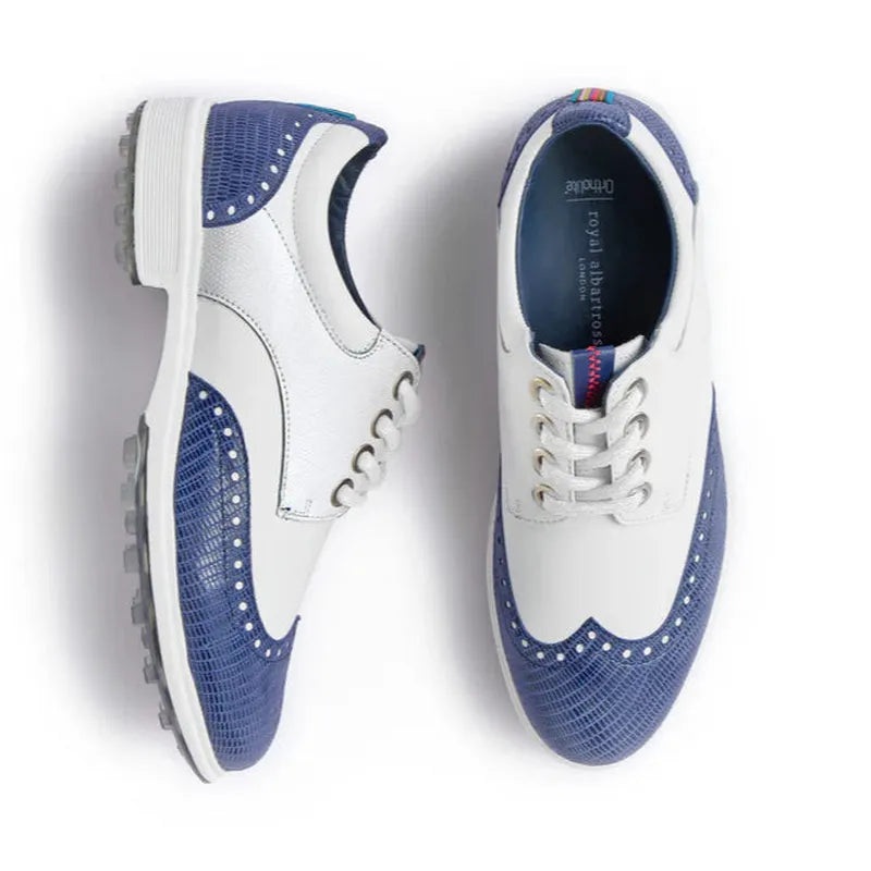 Royal Albartross Tailor Shoe – White/Navy