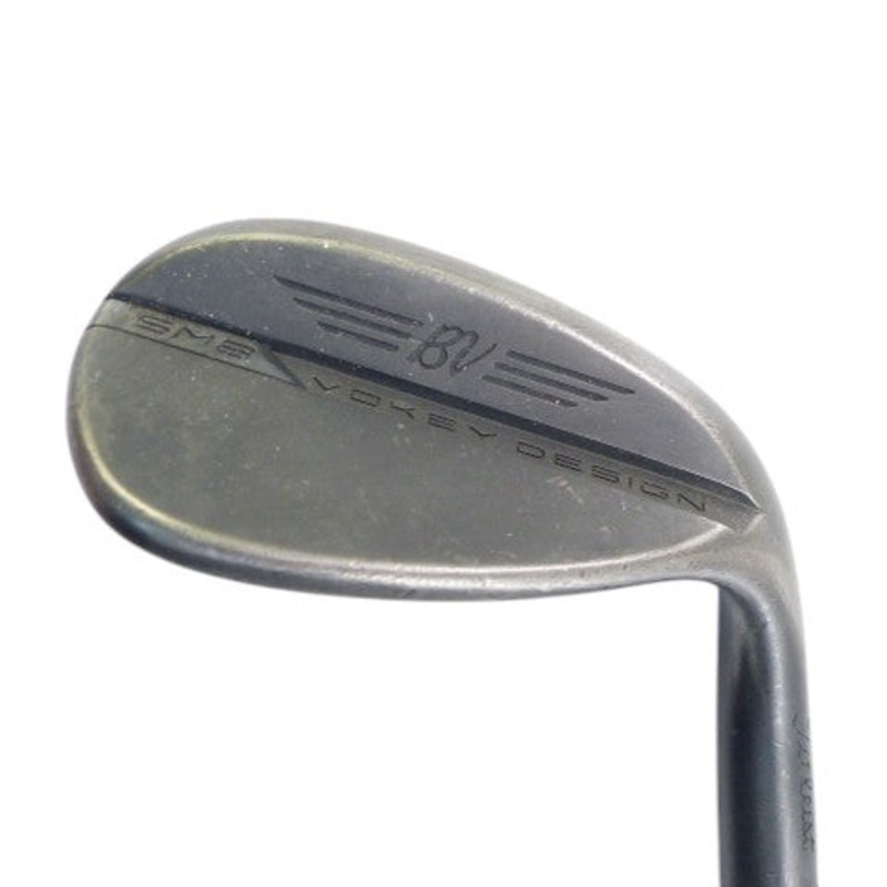 Titleist: Vokey SM8 Jet Black 56 Wedge S-Grind Steel X-Stiff Right Hand