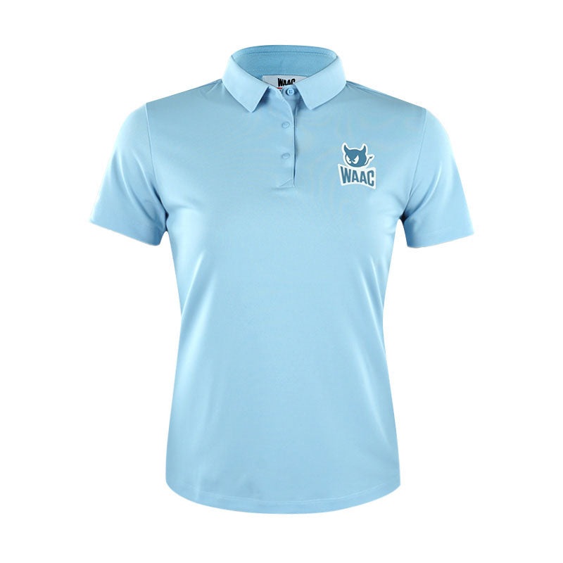 WAAC Athletic Essential Women’s Pique Polo (Light Blue)