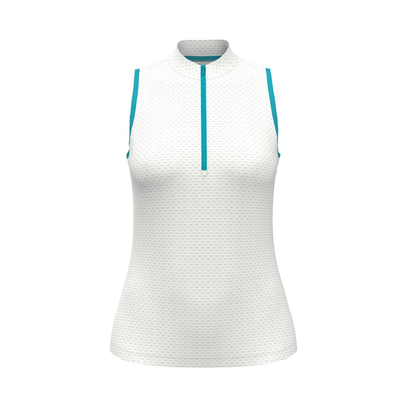 Women’s Textured Color Block Golf Shirt