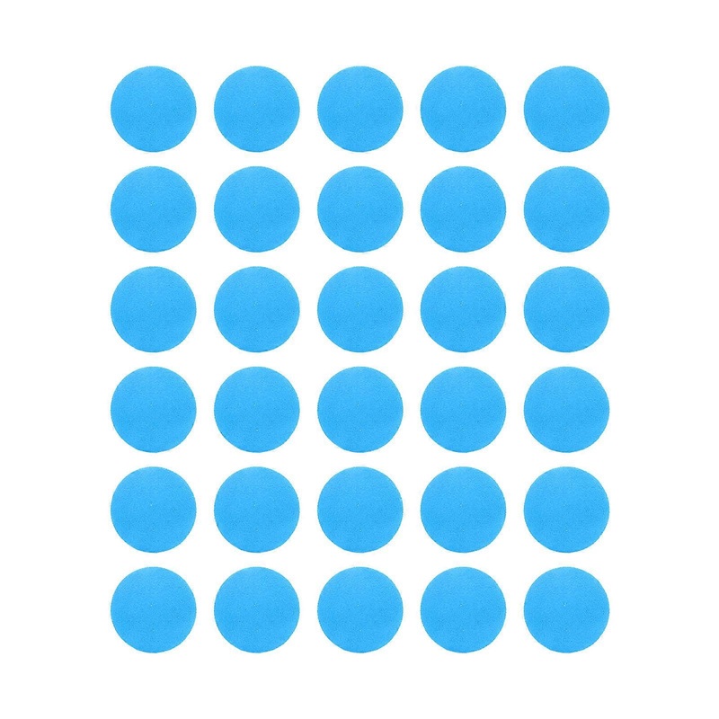 30pcs 21.5mm Soft EVA Foam Golf Balls for Practice, Indoor and Outdoor Training, Lightweight Durable Blue Golf Balls