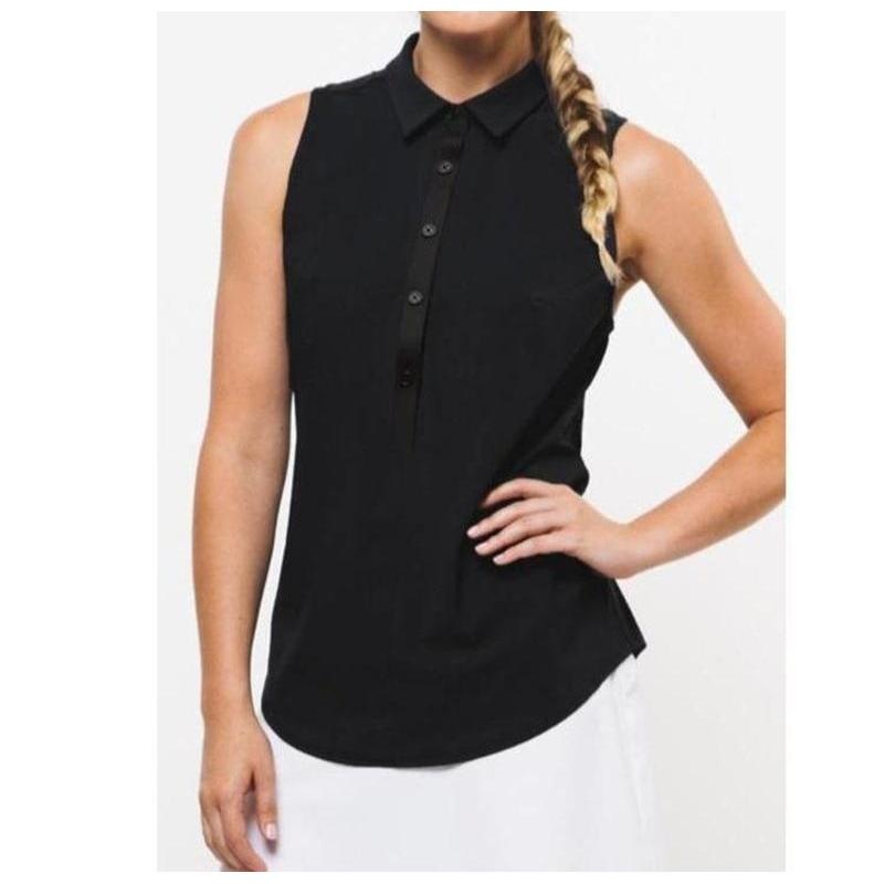 Foray Golf Core 3.0 S/L Polo – Black