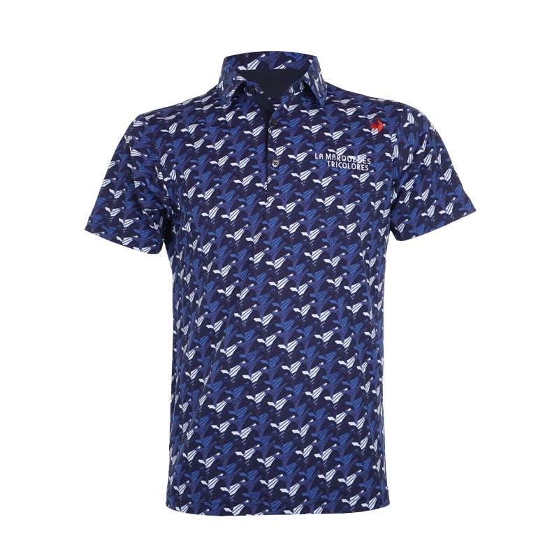 LE COQ SPORTIF GOLF Eiffel Tower Men’s Polo (Navy)
