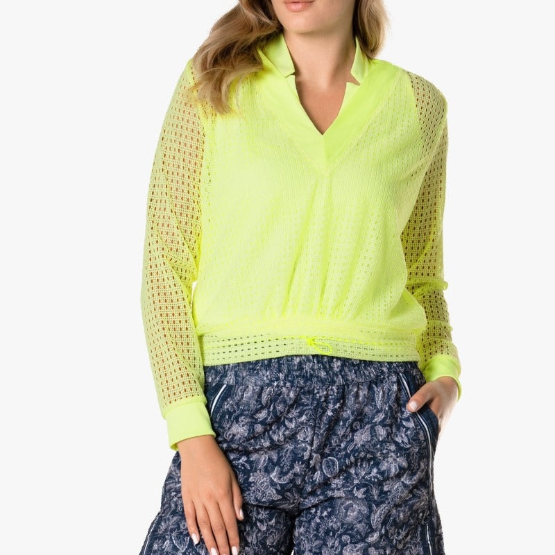 Lucky In Love Tre Chic Pullover – Lemon Frost