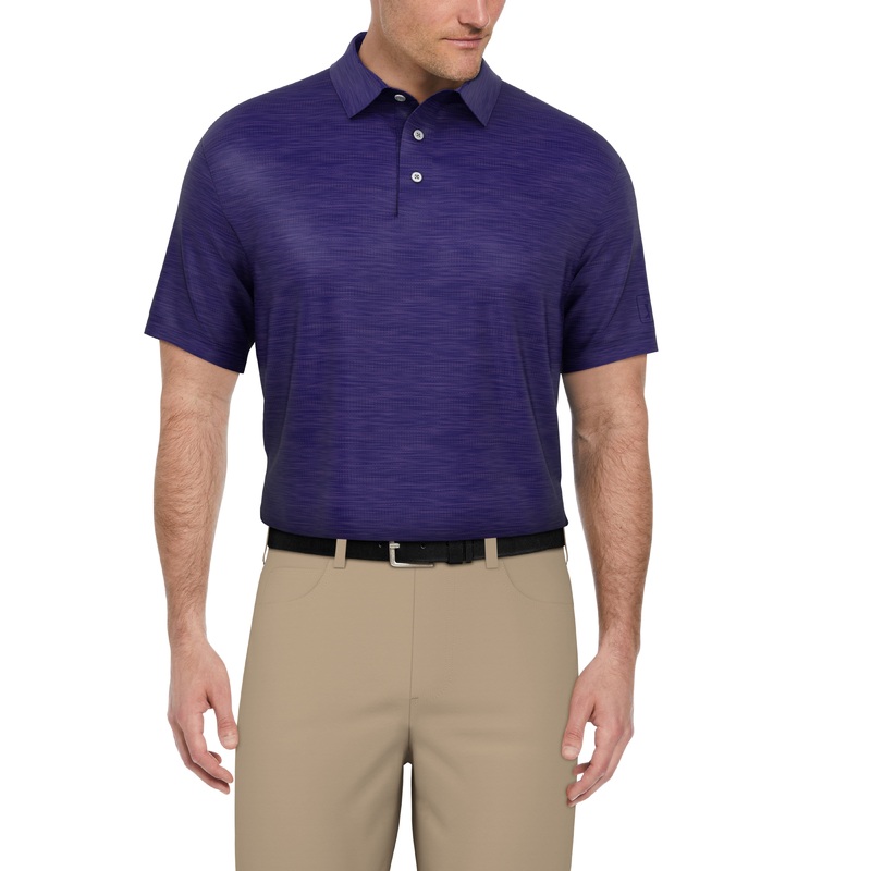 Men’s AirFlux Jaspe Golf Polo|Clematis Bloom Htr|S|M|L|XL|XXL|XXXL