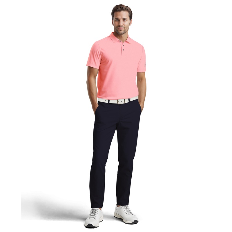Men’s Solid Cooling Texture Polo