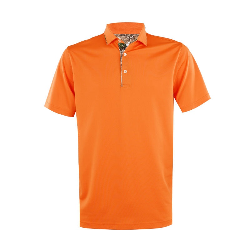 PUMA x Realtree Tipped Men’s Polo (Rickie Orange)