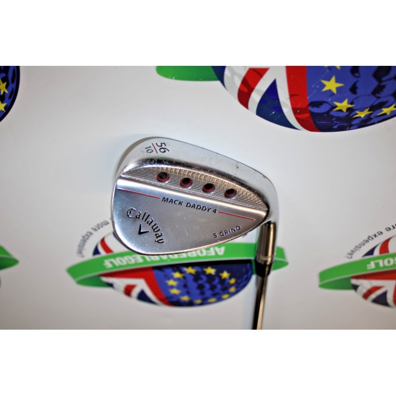 Used Callaway Mack Daddy 4 56/10 s grind .r. milled sand wedge tour issue 115