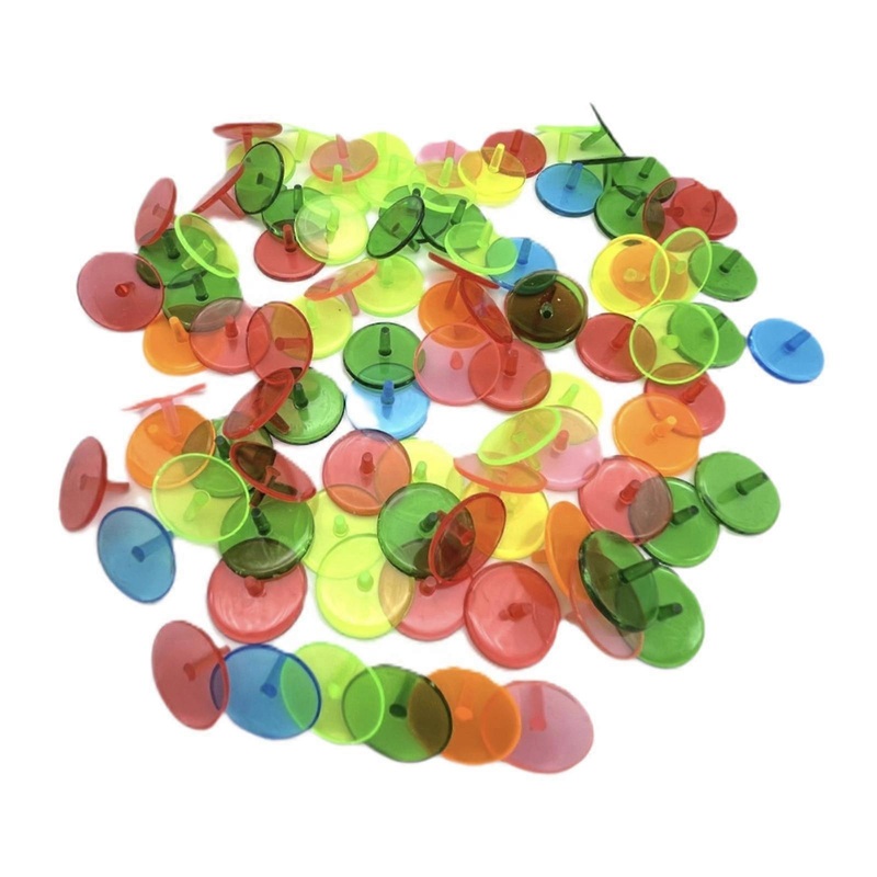 100 Pieces Golf Ball Markers Compact Golf Marker for Sports Men Women