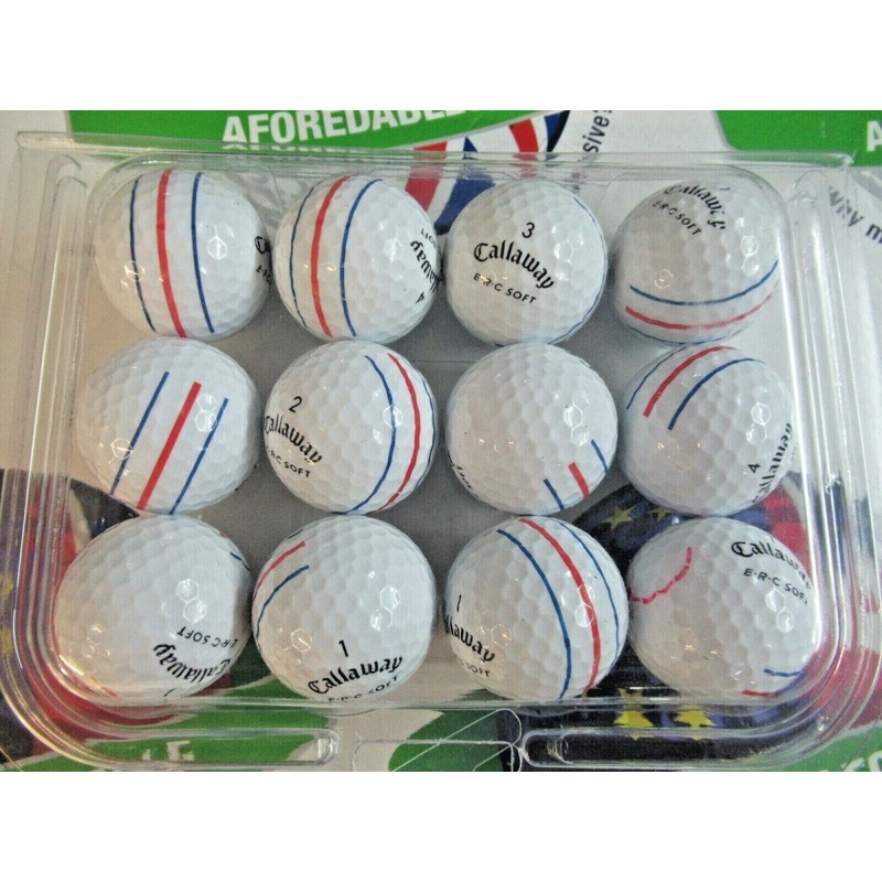 12 Callaway Erc Soft Pearl/Pearl 1 Grade Golf Balls