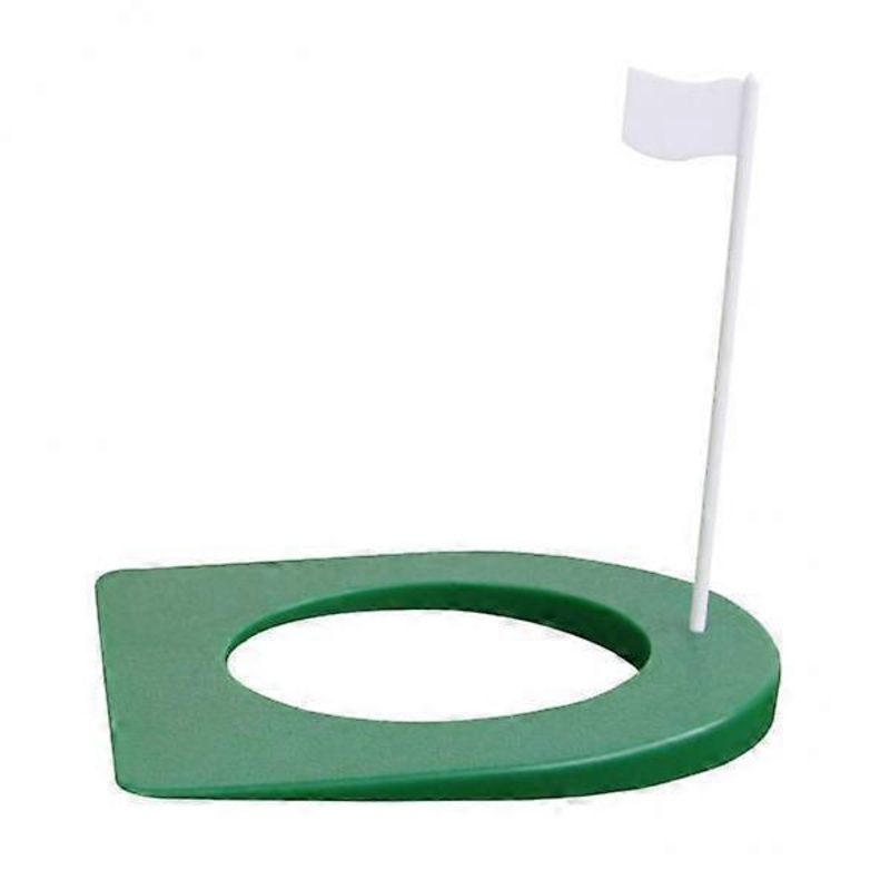 3X Portable Golf Putting Green Cup Hole Flag Training Aids Golfer Gift Green