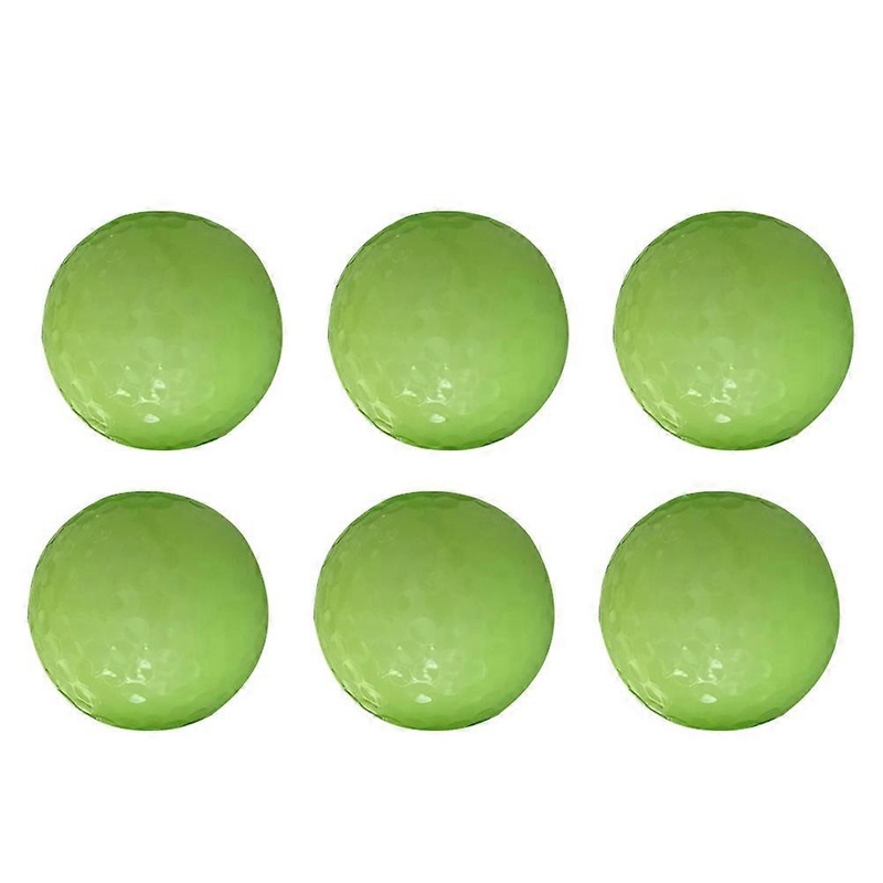 6 Pcs Glow Balls Glowing Balls Fluorescent Sticky Target Balls Accessories Luminous Night Balls