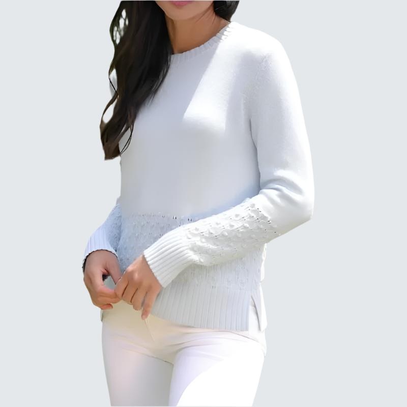 Alashan Cashmere Rosebud Sweater – Rain