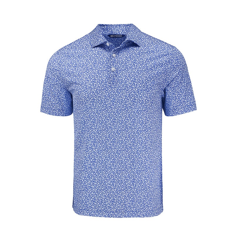 CUTTER & BUCK Pike Eco Flora Print Men’s Polo (Chelan)