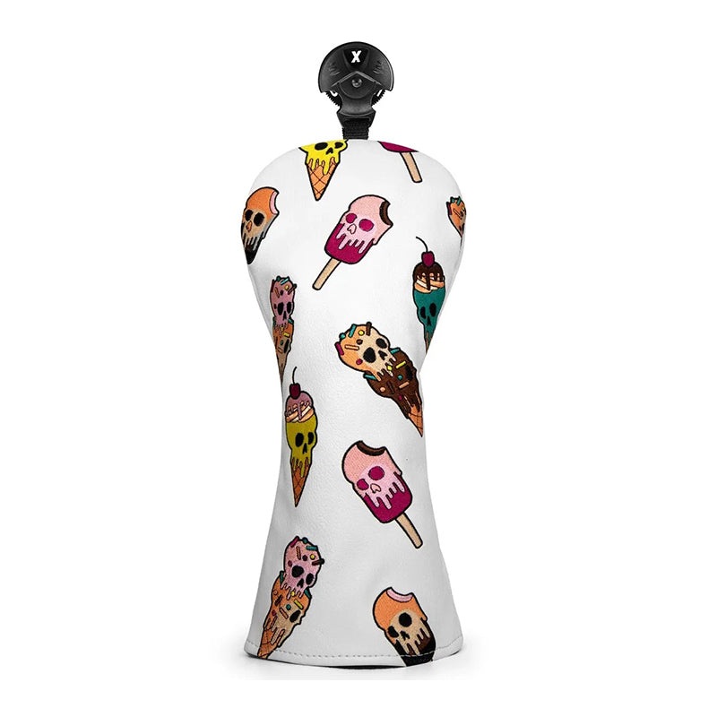 GENERAL ITEM Barudan Color Skull Ice-Cream Fairway Headcover