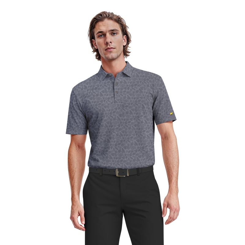 Men’s Folio Heather Printed Polo