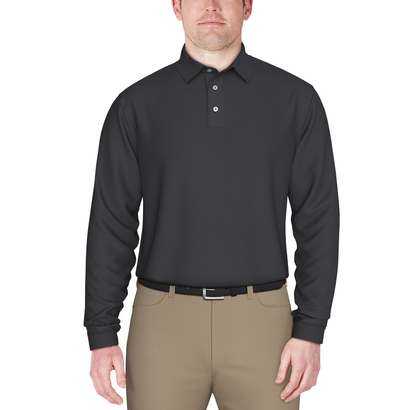 Men’s Jacquard Golf Polo|Fig|Fig-ZZ|Quarry-ZZ|Quarry|Dark Sea|Dark Sea-ZZ|Caviar-ZZ|Black|True Navy-ZZ|True Navy|Imperial Blue|Imperial Blue-ZZ|S|M|L|XL|XXL|XXXL