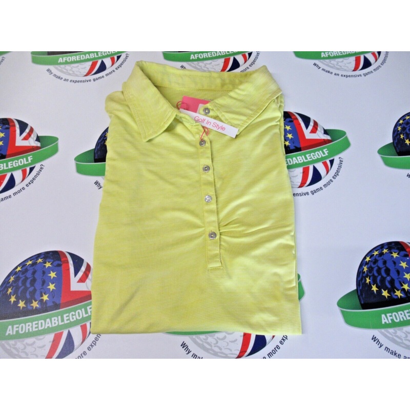Swing Out Sister Allum Ladies Cd Pique Cap Polo Shirt Mojito UK Size XL