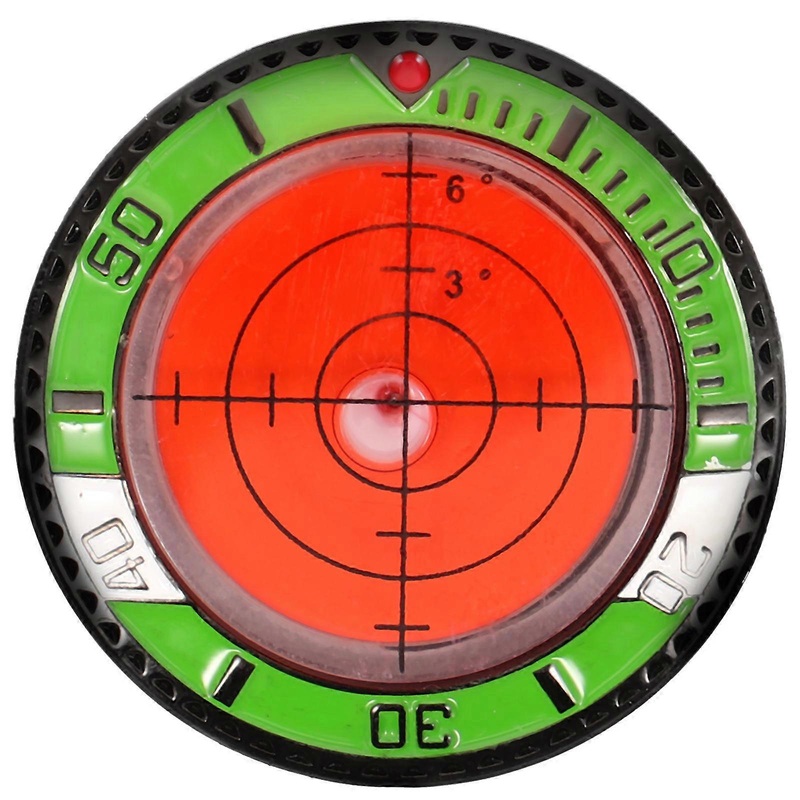 Ball Markers Golf With Level Measurement Function For Sports Activities Orange Color 3.50X3.50X0.50CM 1Pcs