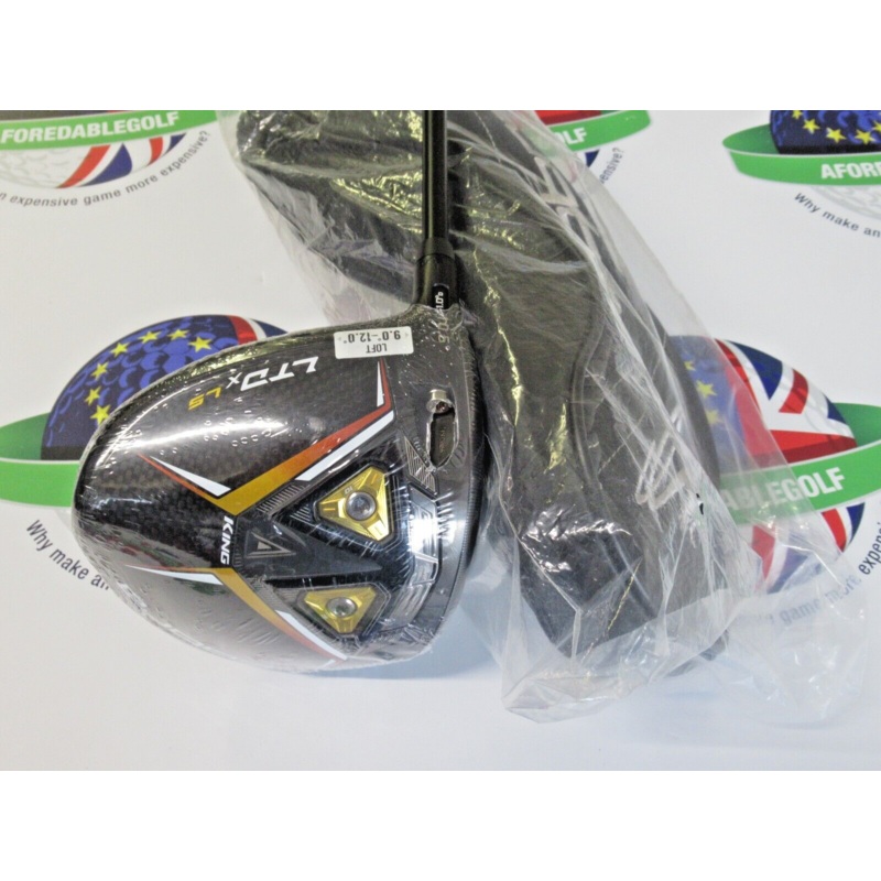 Cobra Left Hand King Ltd X Ls 10.5 Degree Driver Helium Black 5F4 Shaft Stiff