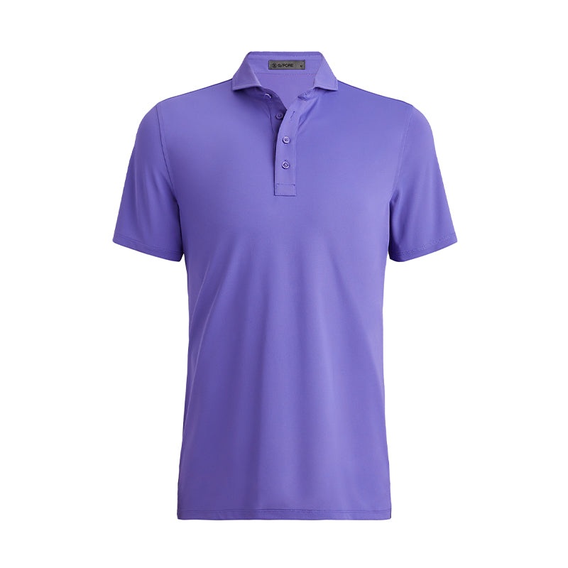 GFORE Rib Gusset Tech Piqu Modern Spread Collar Men’s Polo (Canyon)