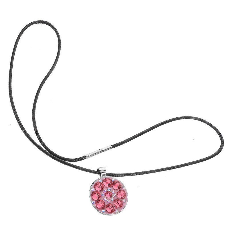 Golf Necklace Crystal Ball Marker for Women with Magnetic Clip 4Pcs