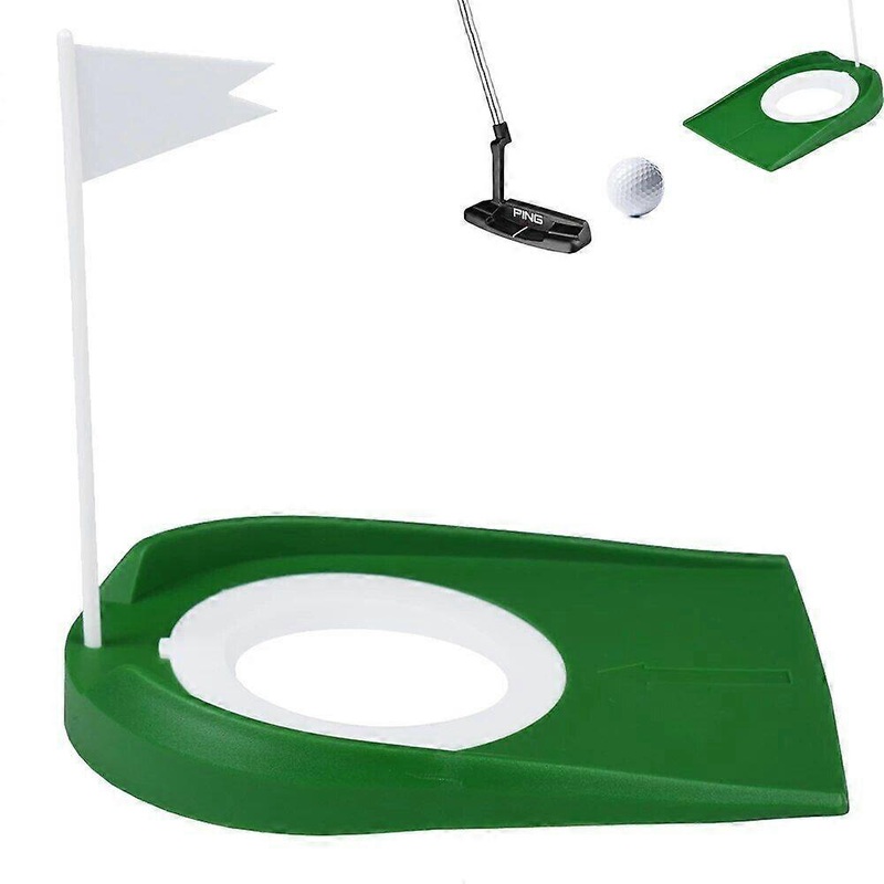 Golf Putting Cup Hole Flag Indoor Home Yard Outdoor Training Trainer Aids Golf