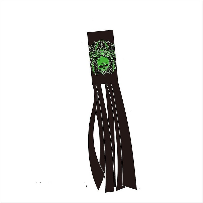 Halloween Outdoor Garden Decoration Ghost Skull Hanging Flag (c Section)  bd