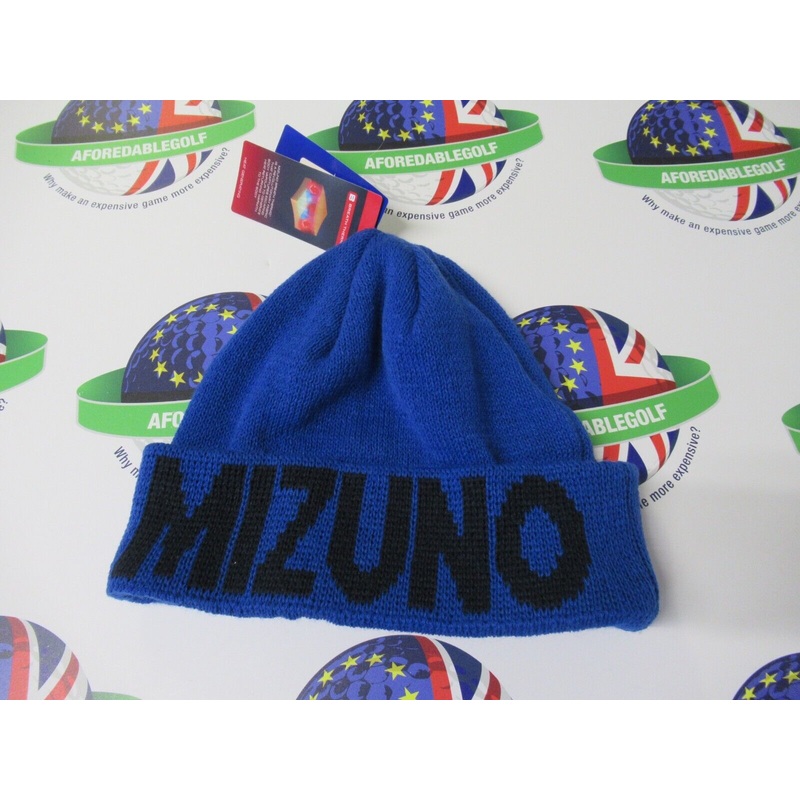 Mizuno Breath Thermo Autumn/Winter Golf Beanie Hat Blue