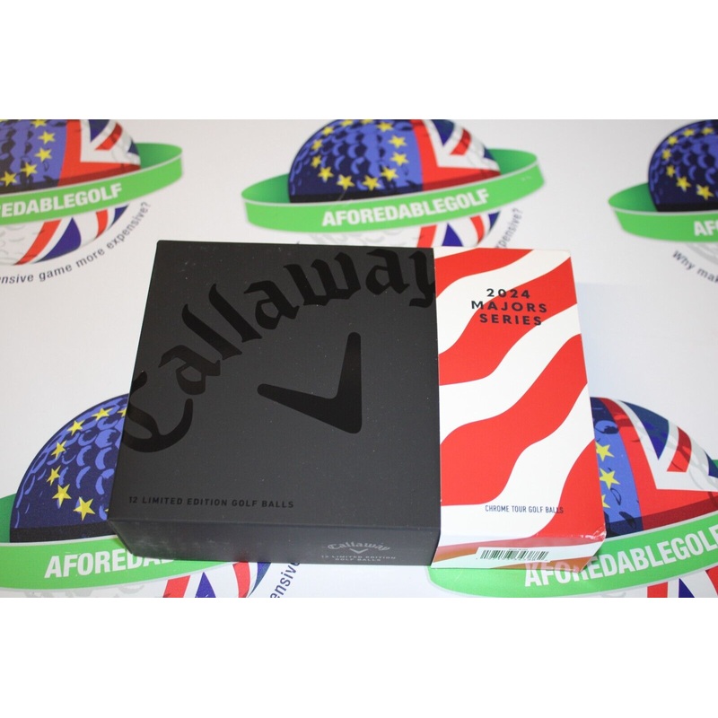 New 12 Callaway Chrome Tour Truvis Limited Edition June Major Golf Balls