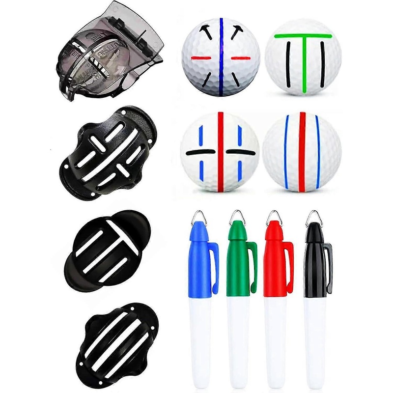 Precision Golf Ball Marker (8 Pack) – Golf Accessories With Stencils