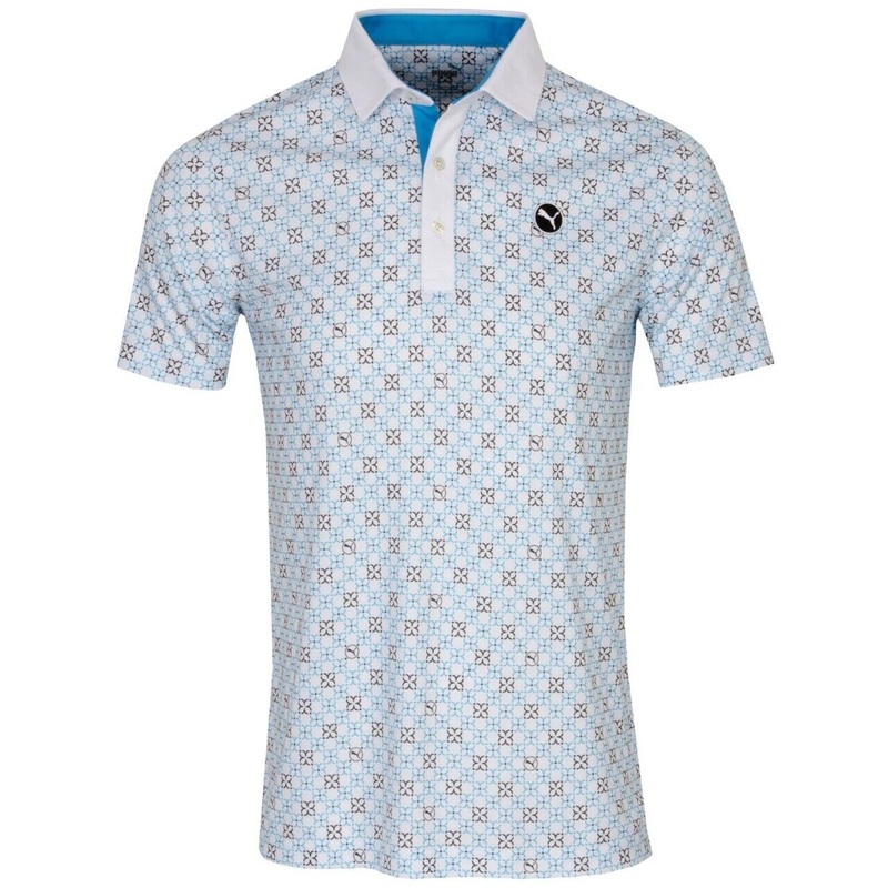 Puma Mattr Bridges Polo Shirt Regal Blue UK Size Small