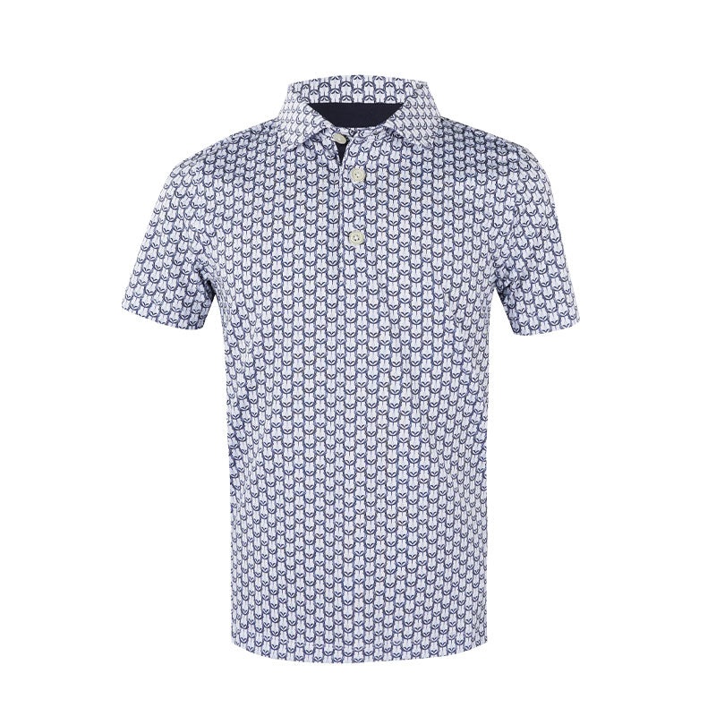 PUMA MATTR Lotus Junior Polo (White/Navy)