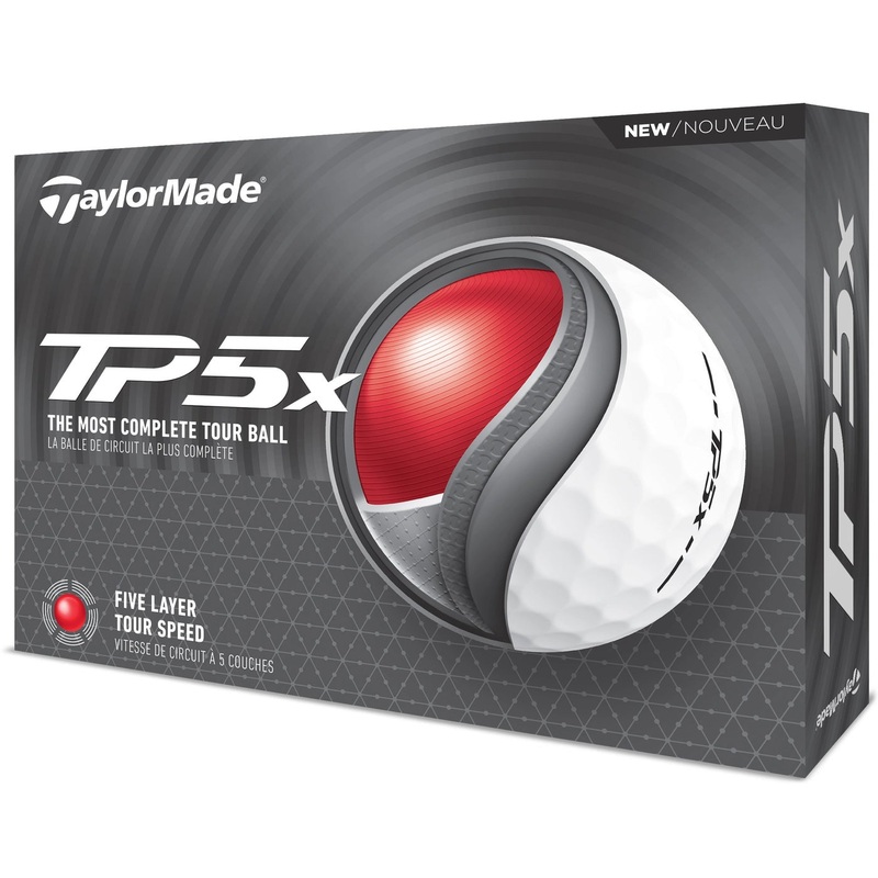 TaylorMade TP5x Golf Balls 1 Doz – White