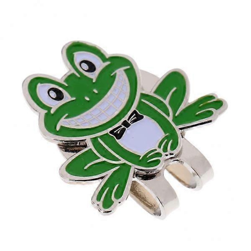 2-3 of pack Pattern Alloy Golf Ball Marker with Hat Clip Golfer