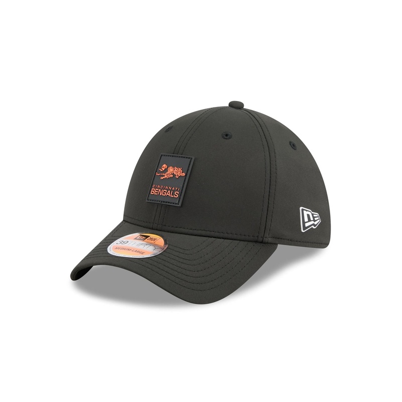 Cincinnati Bengals 2025 Sideline Hot Weather Historic 39THIRTY Stretch Fit Hat