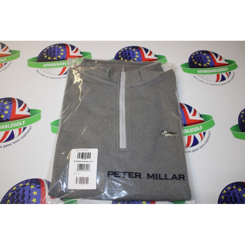 Scotty Cameron Super Rat 1/4 Zip Pullover Smoke Grey UK Size XL Circle T