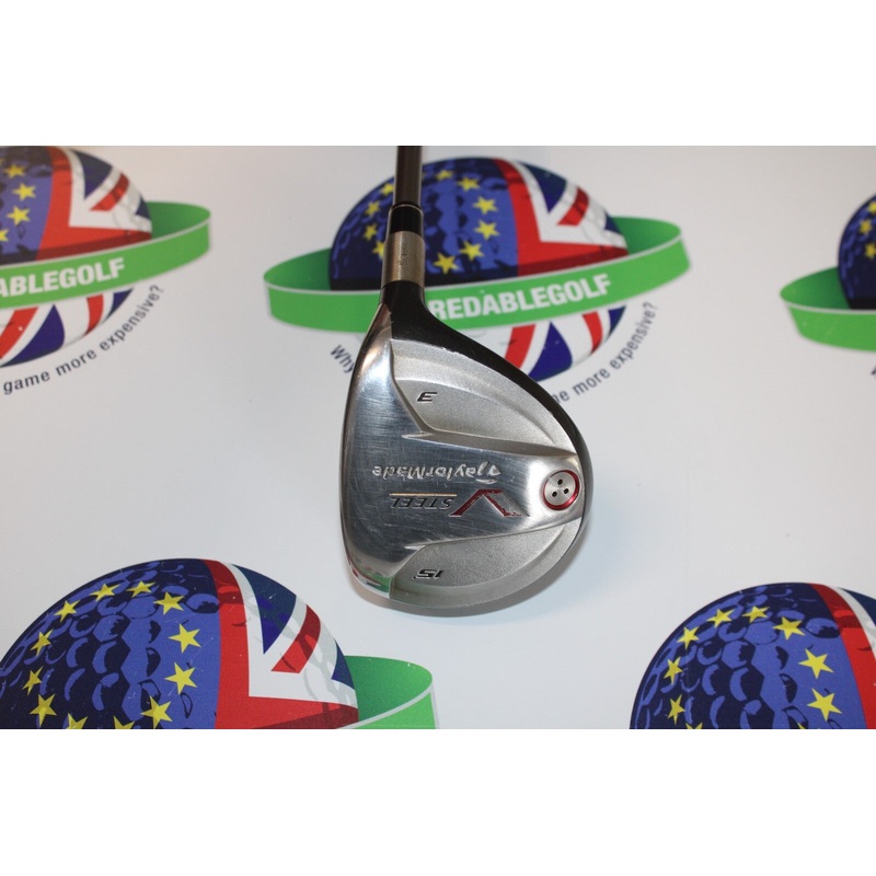 Used Taylormade V Steel 15 Degree #3 Fairway Wood 65G Ultralite Regular Flex