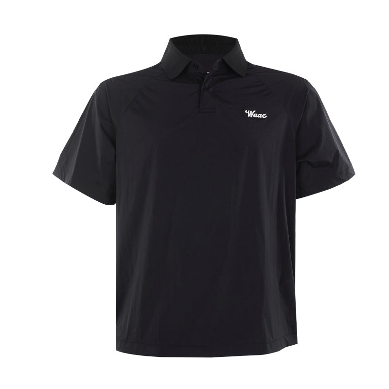 WAAC Korea Logo Hybrid Men’s Polo (Black)