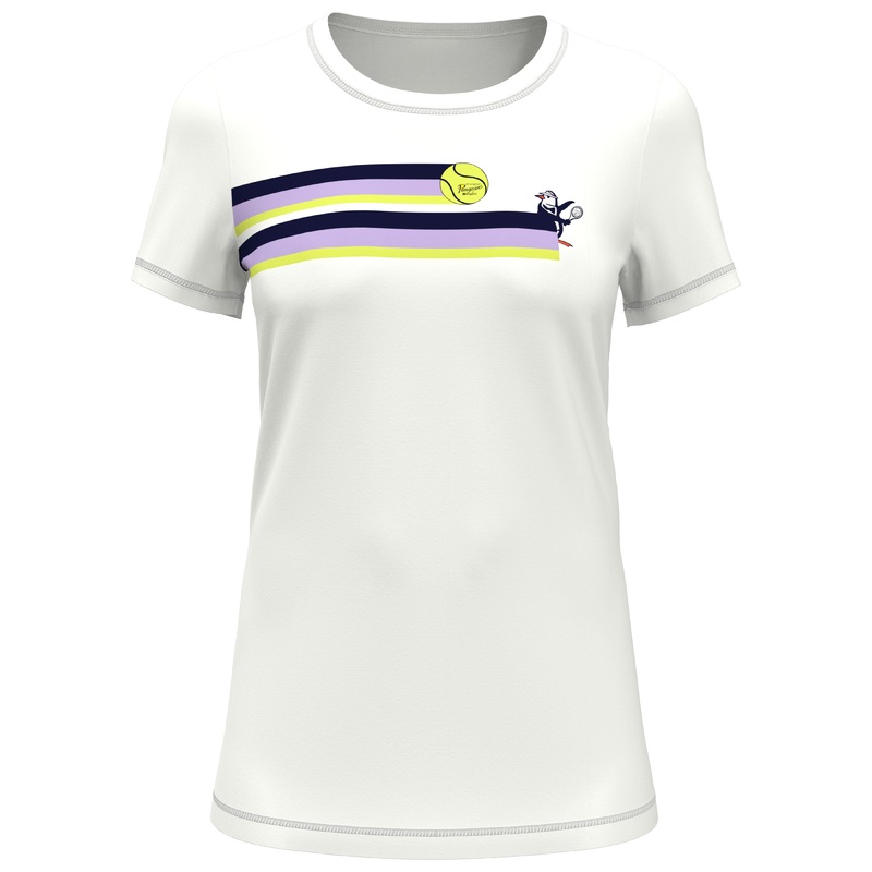 Women’s Tennis Racquet Pete Color Block Tee