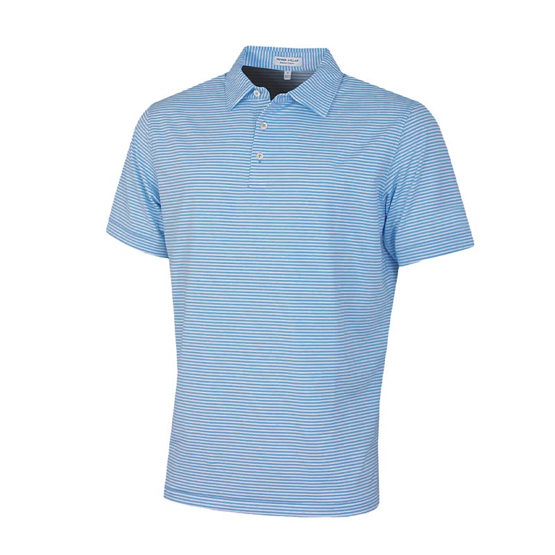PETER MILLAR Hales Performance Men’s Polo (Maritime/Cottage Blue)