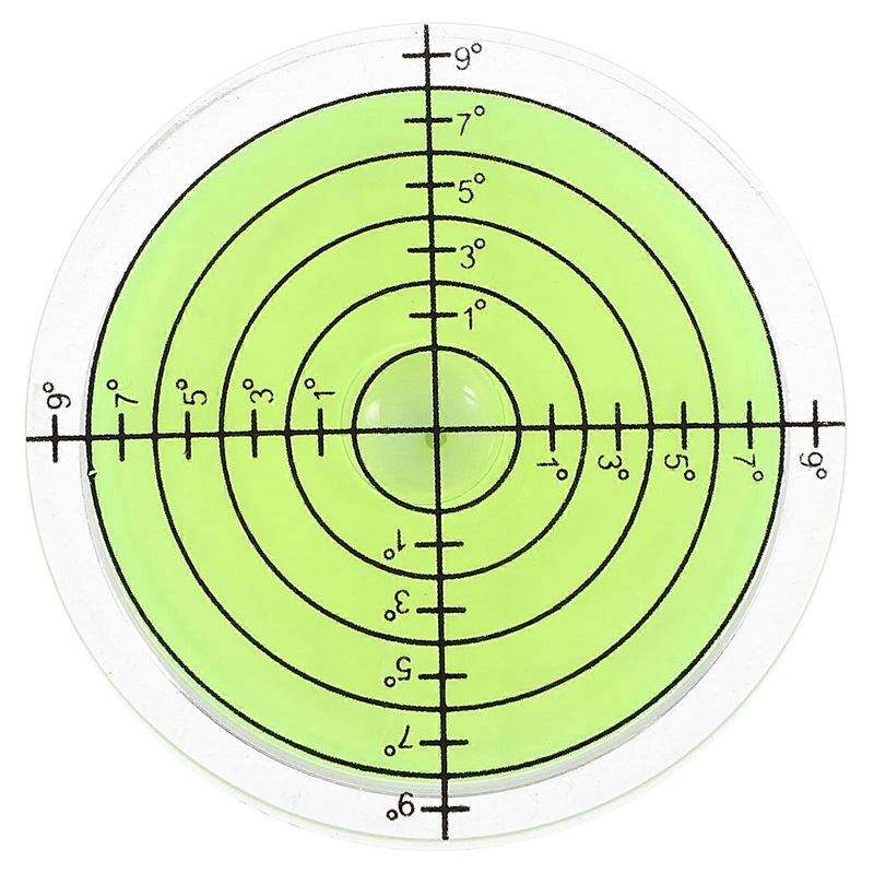 Portable Golf Ball Marker Level Tool Compact Design For Golfers Round Shape Light Green 4.00X4.00X1.00Cm 1Pcs