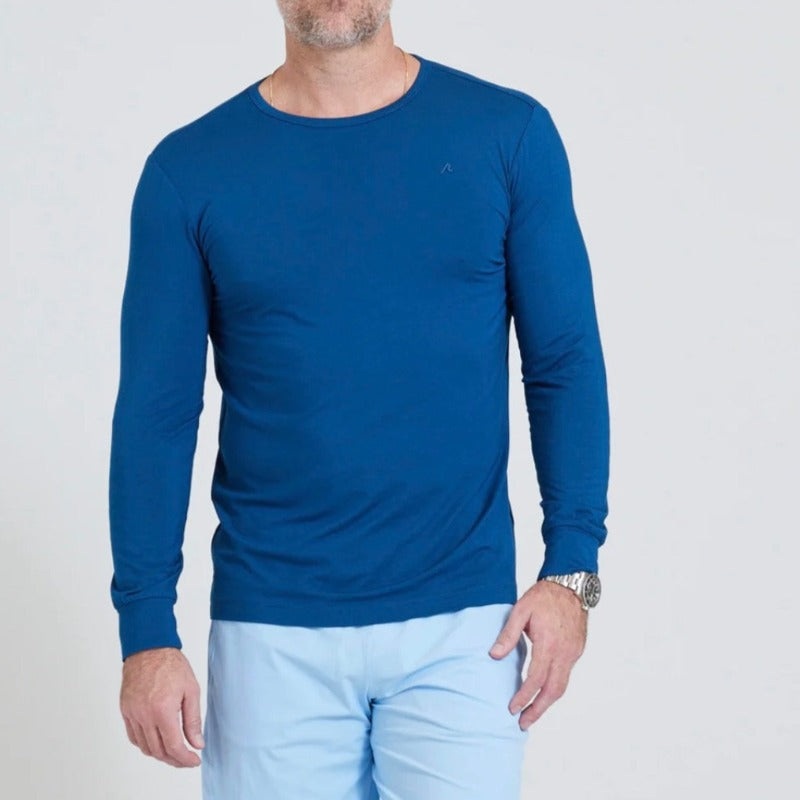 Redvanly Russell L/S Tee – Admiral Blue