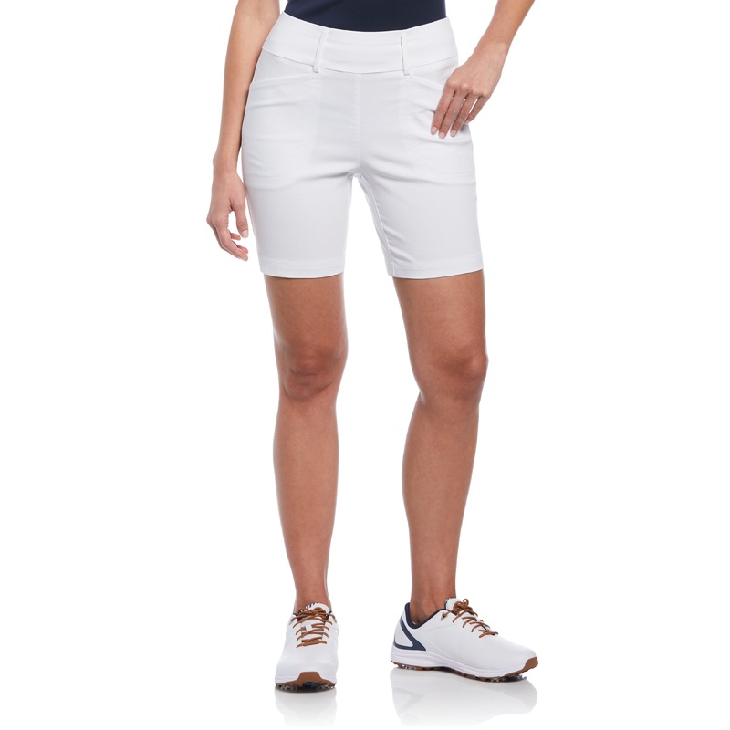 Women’s Pull-On Golf Short|Brilliant White|XS|S|M|L|XL|XXL